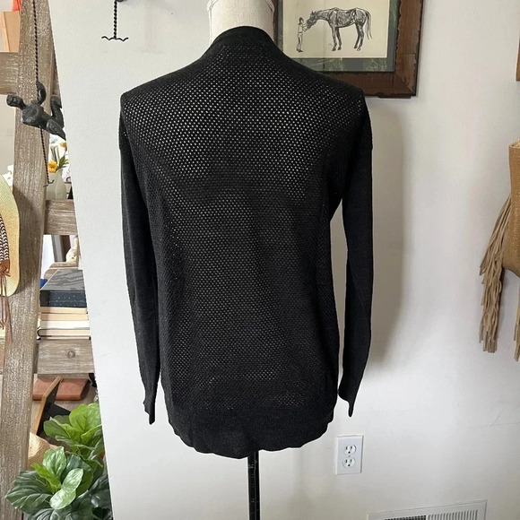 ZADIG & VOLTAIRE Lolam Wool Mesh Back Sweater Front Pocket S - Picture 1 of 6